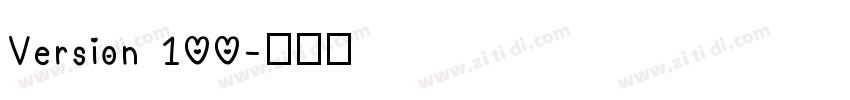 Version 100字体转换